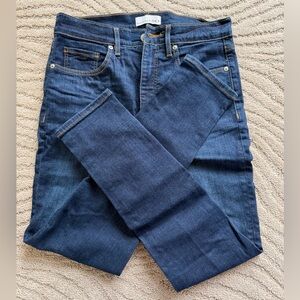 LOFT The Skinny Dark Blue Jeans